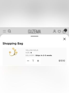 Yellow Gold Sculptural Women’s Ring